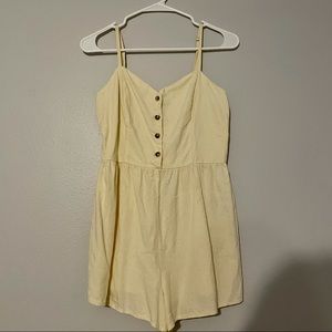 F21 Yellow Romper